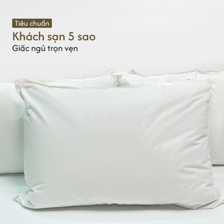 Ruột gối 50x70 gòn microfiber (Lông vũ nhân tạo) cao cấp, êm ái