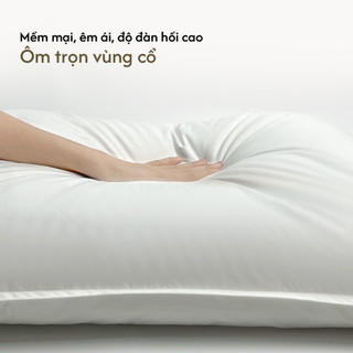 Ruột gối 50x70 gòn microfiber (Lông vũ nhân tạo) cao cấp, êm ái