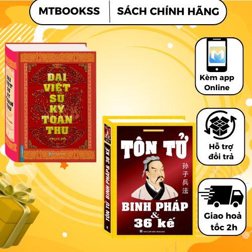 Sách - Combo Tôn Tử Binh Pháp và 36 Kế + Đại Việt Sử Ký Toàn Thư Trọn Bộ