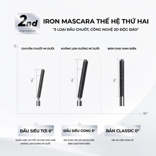 Mascara Chuốt Mi JUDYDOLL 2g Dày Dài Siêu Cong Lâu Trôi Chống Thấm Nước Suốt 24h Curling Iron