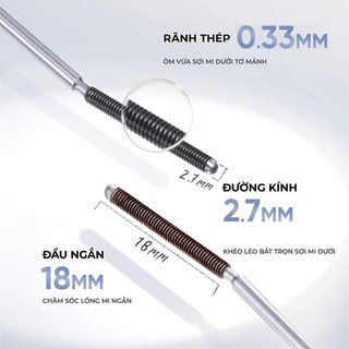Mascara Chuốt Mi JUDYDOLL 2g Dày Dài Siêu Cong Lâu Trôi Chống Thấm Nước Suốt 24h Curling Iron