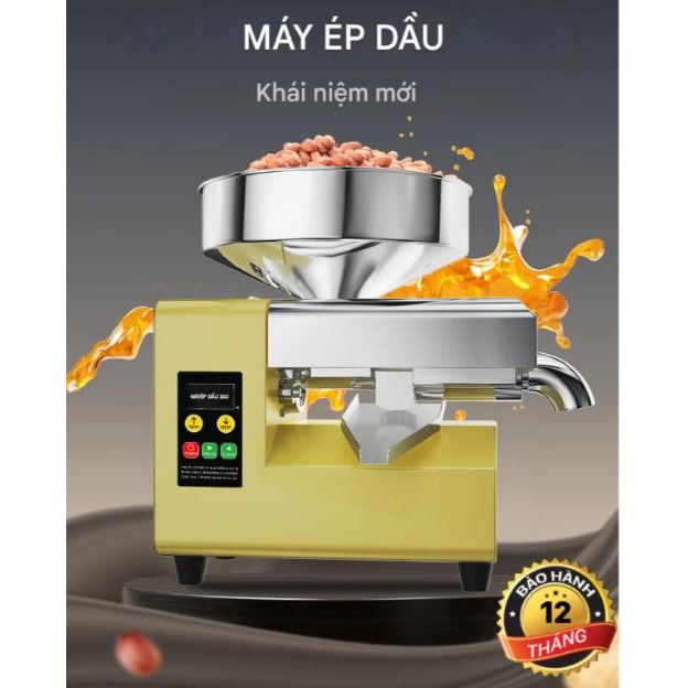 Product image NGUYÊN KIỆN - Máy ép dầu gia đình, kinh doanh nhỏ cao cấp, thương hiệu Mỹ công suất 1100W, năng suất ép 6-9kg/h 2