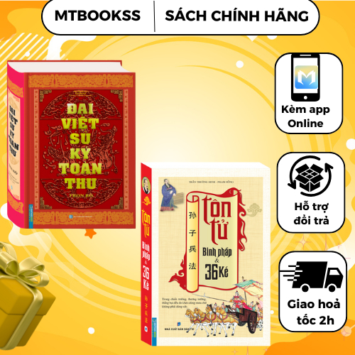 Sách - Combo Tôn Tử Binh Pháp và 36 Kế + Đại Việt Sử Ký Toàn Thư Trọn Bộ