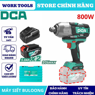DCA Máy siết buloong không chổi than dùng pin 20V ADPB1288FK / ADPB1288H2K / ADPB1288Z