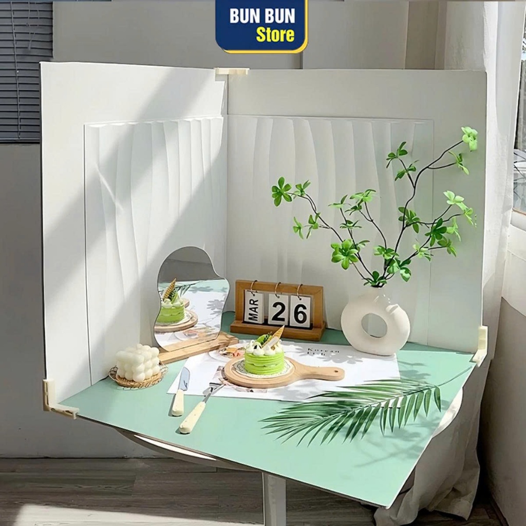 Tấm phông nền chụp ảnh sản phẩm, Hai mặt 2 màu - Kích thước 50x50cm - bền đẹp không ngấm nước, không nhăn (Tặng Kẹp góc) | BigBuy360 - bigbuy360.vn
