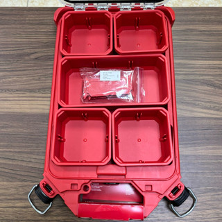 Hộp Đựng Dụng Cụ Milwaukee 48-22-8436 Lưu Trữ PACKOUT, Polyme Chống Va Đập, Ngăn Lắp Tháo Linh Hoạt