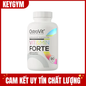 Thực Phẩm Bổ Sung Vitamin và Khoáng Chất Ostrovit VIT&MIN FORTE 90 Viên - KEYGYM