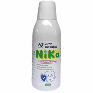 Nước súc miệng Ni Ka 250gr- Khử mùi hiệu quả- Có thể pha loãng dùng trong ngày.
