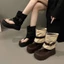 Dép Sandal Ống Cao Sành Điệu Đế Độn 7cm Kiểu La Mã Mùa Hè 2025