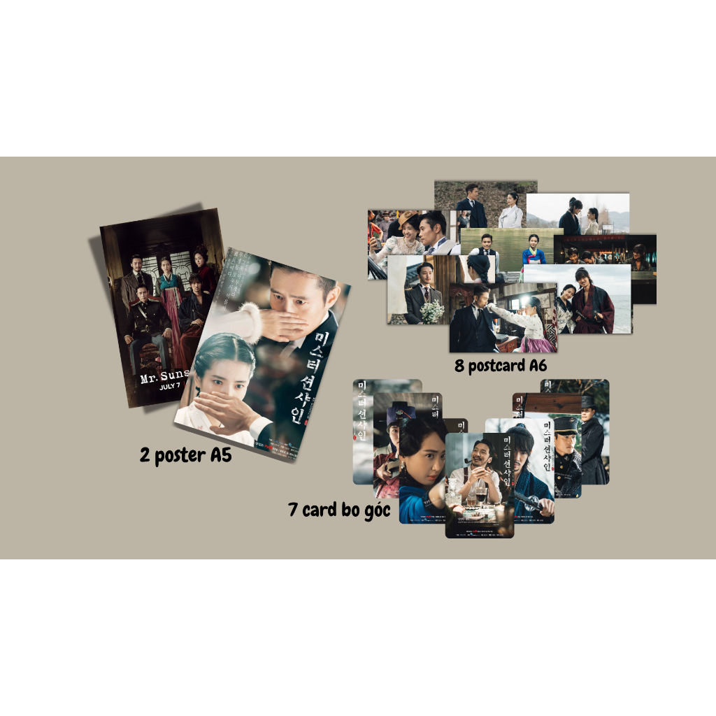 set ảnh phim "Quý Ngài Ánh Dương"-"Mr Sunshine" Lee Byung Hun,Kim Tae Ri,Yoo Yeon Seok,Kim Min Jung,Byun Yo Han
