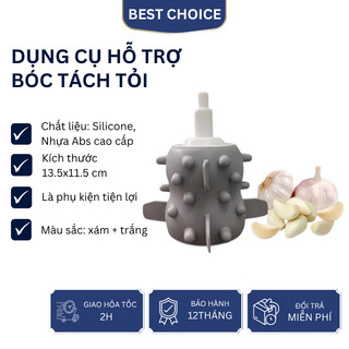 Dụng cụ hỗ trợ bóc tách tỏi chất liệu silicone sử dụng kết hợp cùng máy xay dung tích 2L