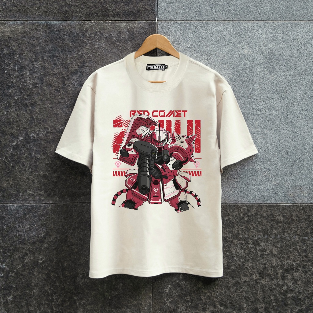 Áo thun Zaku II Nam Nữ Unisex Form Rộng Oversized