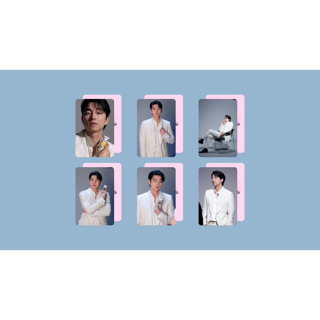 set card bo góc diễn viên Gong Yoo ( Yêu Tinh-Goblin )