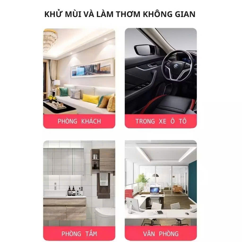 Sáp Khử Mùi Nhà Bếp Nhà Vệ Sinh Hiệu Quả An Toàn-Lọ Tỏa Hương Thơm Mát Cho Xe Ô Tô - SÁP THƠM JELLO KHÔNG GÂY DỊ ỨNG