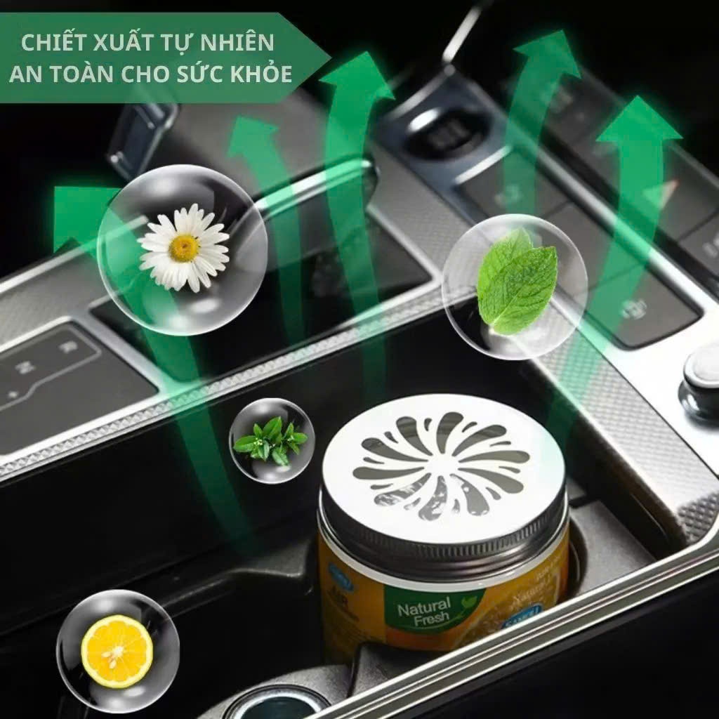 Sáp Khử Mùi Nhà Bếp Nhà Vệ Sinh Hiệu Quả An Toàn-Lọ Tỏa Hương Thơm Mát Cho Xe Ô Tô - SÁP THƠM JELLO KHÔNG GÂY DỊ ỨNG
