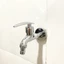 Vòi tay gạt nước,vòi hồ, vòi máy giặt lõi đồng mạ Chrome sáng bóng cao cấp ren 21mm KT - 911