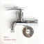 Vòi tay gạt nước,vòi hồ, vòi máy giặt lõi đồng mạ Chrome sáng bóng cao cấp ren 21mm KT - 911