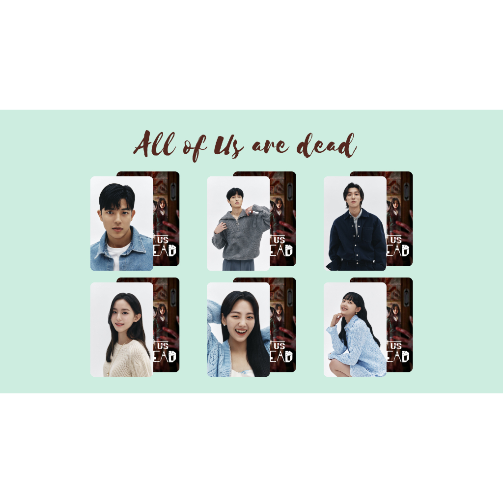 set card bo góc phim "All of us are dead"-"Ngôi trường xác sống"
