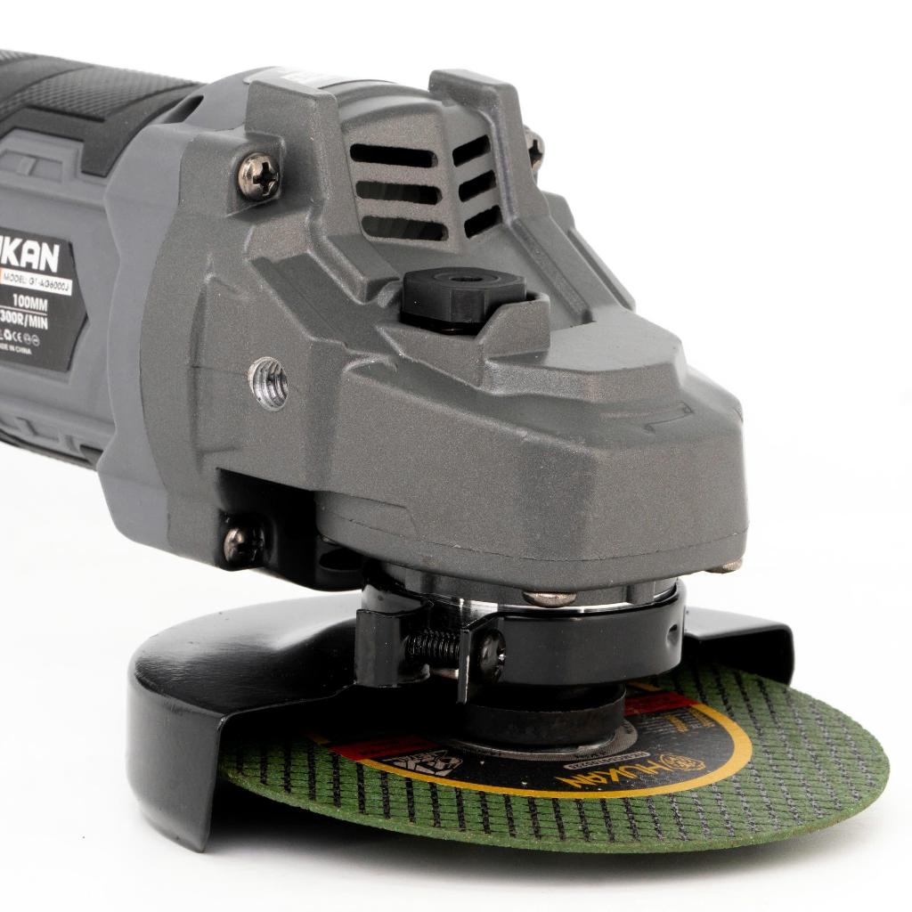 Thân Máy Mài Pin HUKAN G1-AG6000J | Không Chổi Than – Tốc Độ 7300V/P – Trục M10 – Đĩa 100mm – Chống Sốc, An Toàn, Bền Bỉ