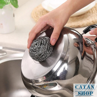 Bịch 6 Miếng Cước Rửa Chén Inox Cao Cấp Siêu Bền Cọ Xoong Nồi Bát Đĩa Không Gỉ Sạch Bóng