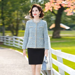 Áo Khoác Dạ Tweed Phong Cách Hàn Quốc AD77
