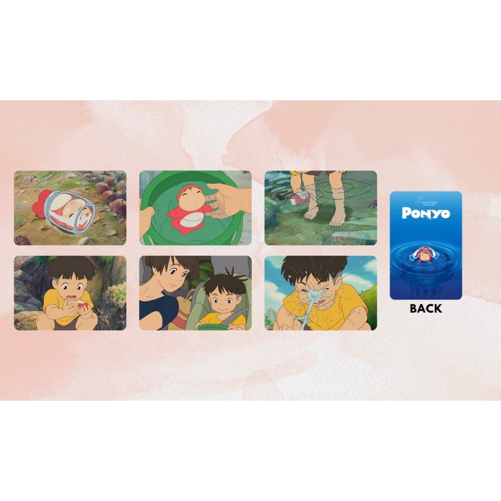 set card bo góc phim "Ponyo"-"Cô bé người cá Ponyo"