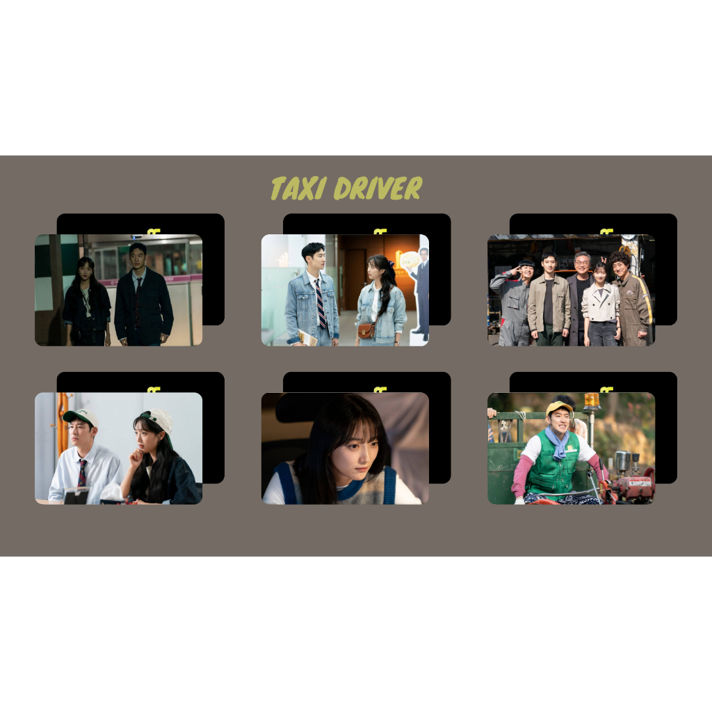 set card bo góc "Taxi Driver"-"Tài xế ẩn danh"
