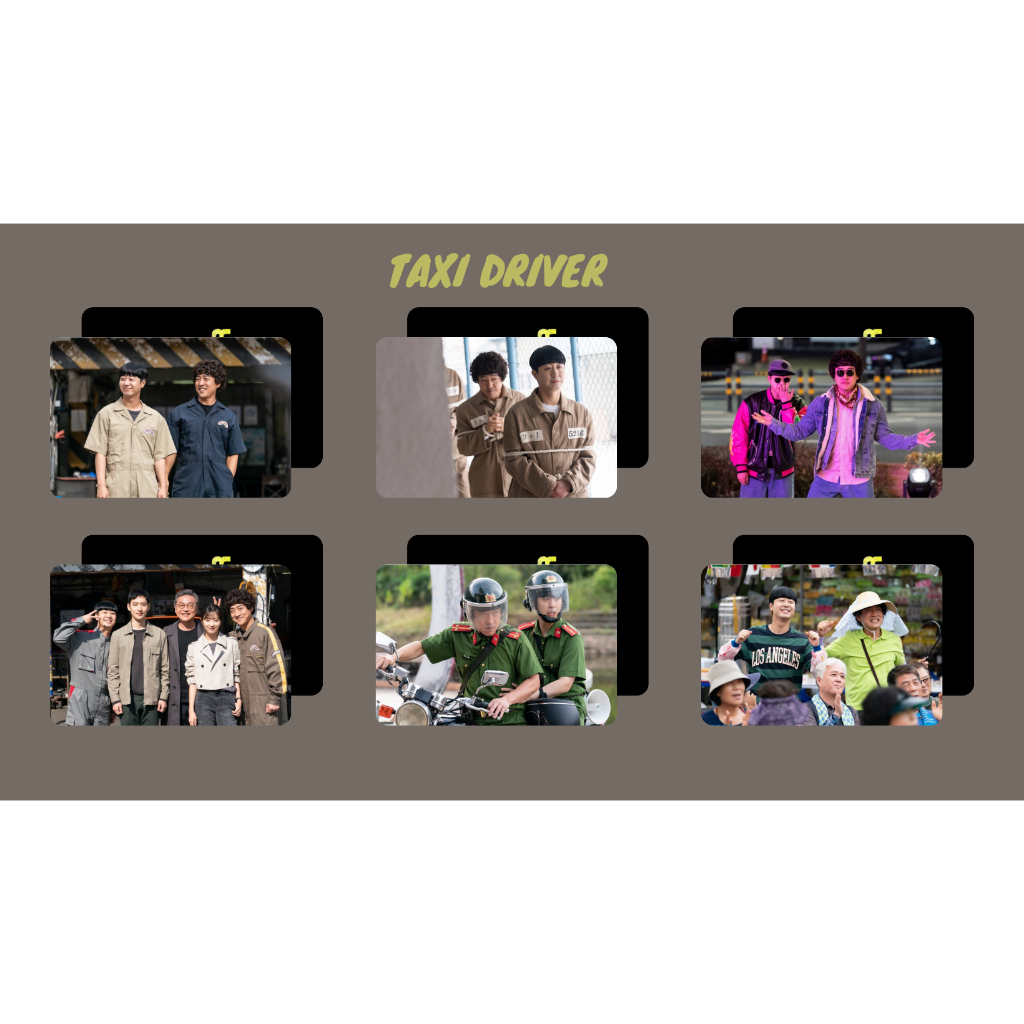 set card bo góc "Taxi Driver"-"Tài xế ẩn danh"