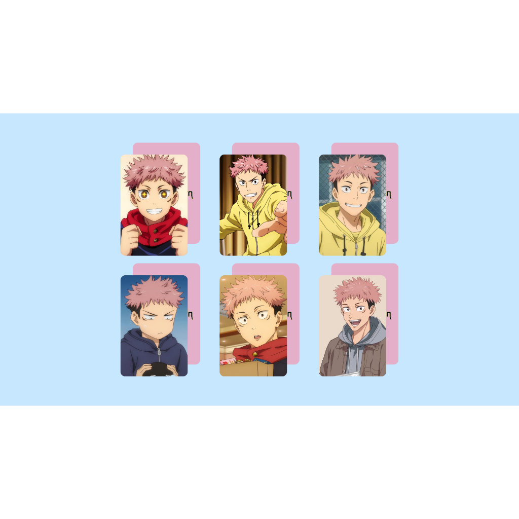 set card bo góc nhân vật Itadori Yuji  "Jujutsu Kaisen" - "Chú Thuật Hồi Chiến"