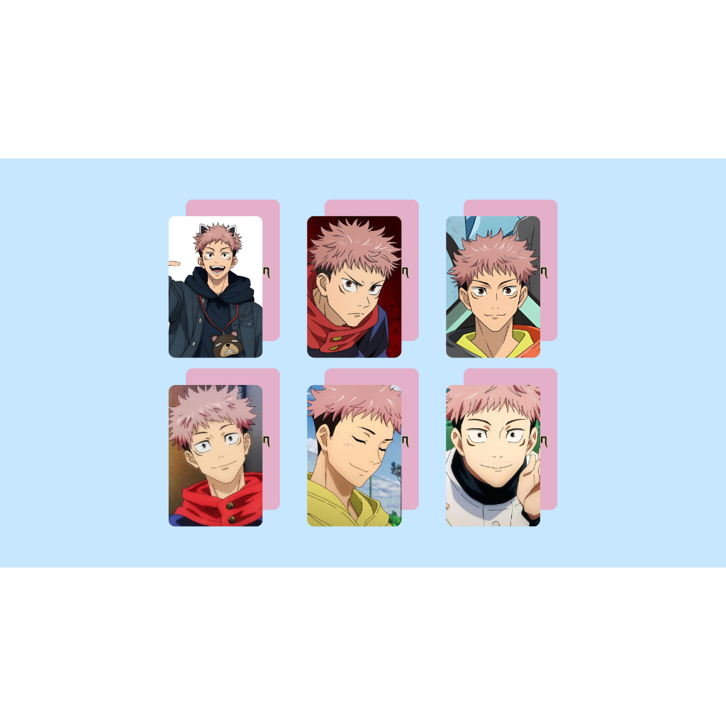 set card bo góc nhân vật Itadori Yuji  "Jujutsu Kaisen" - "Chú Thuật Hồi Chiến"