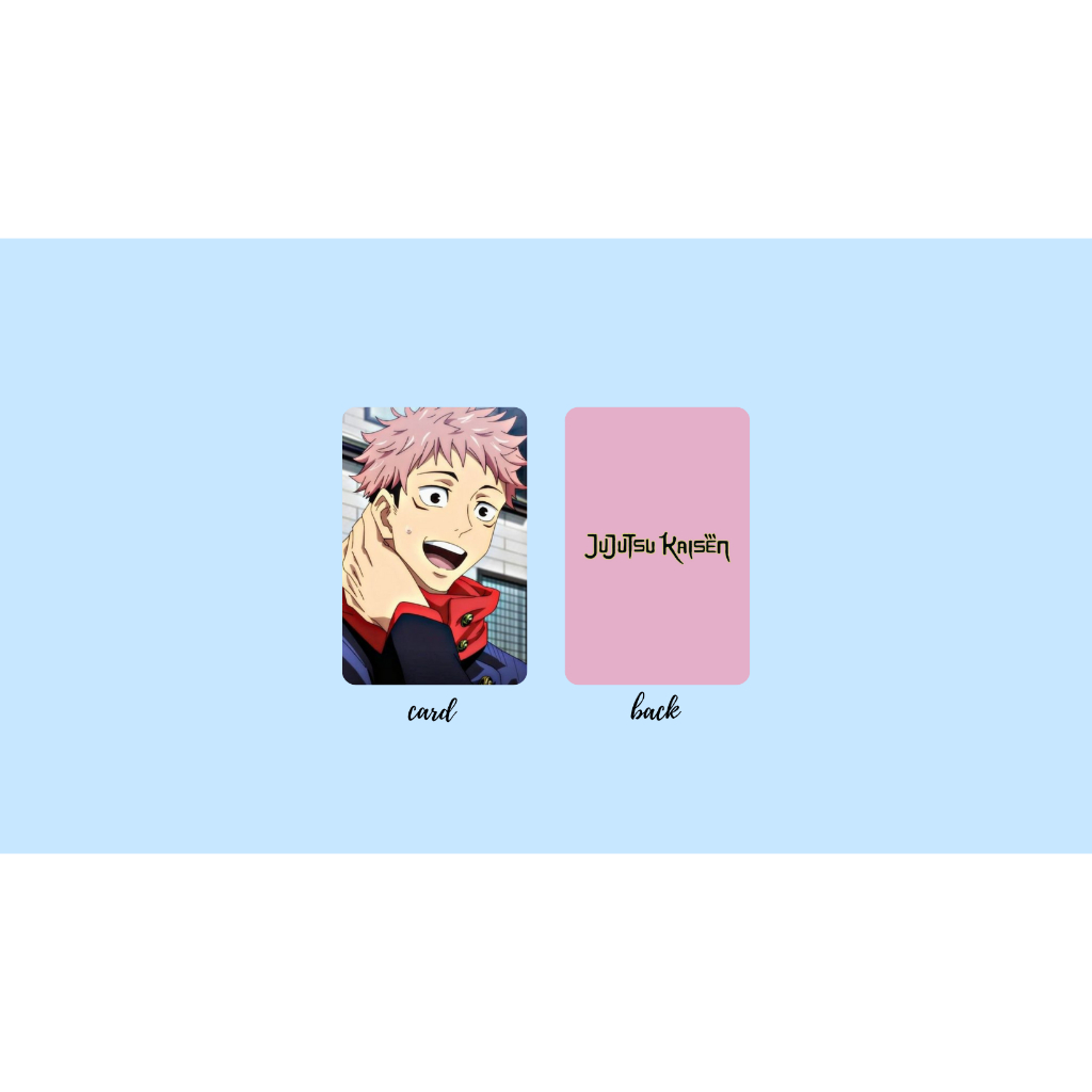 set card bo góc nhân vật Itadori Yuji  "Jujutsu Kaisen" - "Chú Thuật Hồi Chiến"