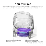[Tặng Thảm] Nhà Vệ Sinh Lớn Cho Mèo, Máy Vệ Sinh, Dọn Phân Mèo HELIPET OPEN TOP — ảnh 2