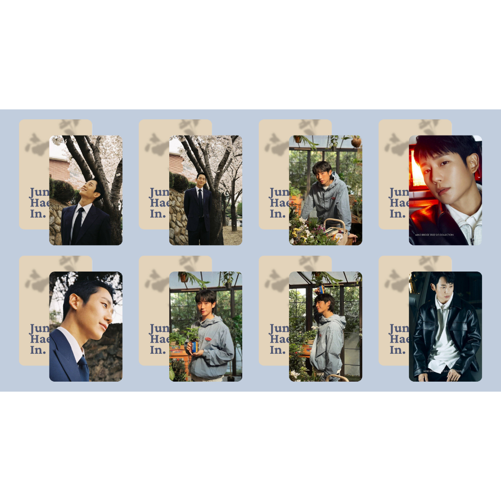 set card bo góc diễn viên Jung Hae In "Snowdrop-D.P"