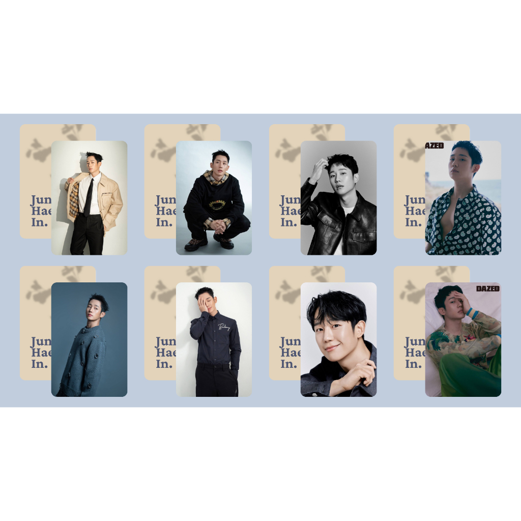 set card bo góc diễn viên Jung Hae In "Snowdrop-D.P"