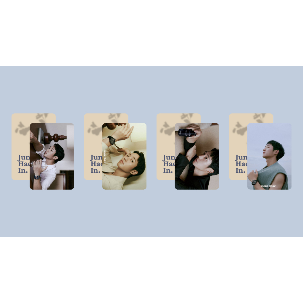 set card bo góc diễn viên Jung Hae In "Snowdrop-D.P"