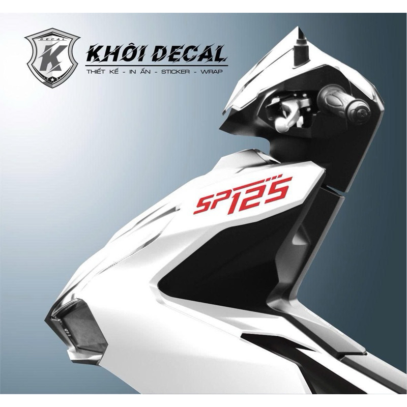 Tem SP 125 xe airblade mẫu Zin chuẩn hãng/ 1 cặp
