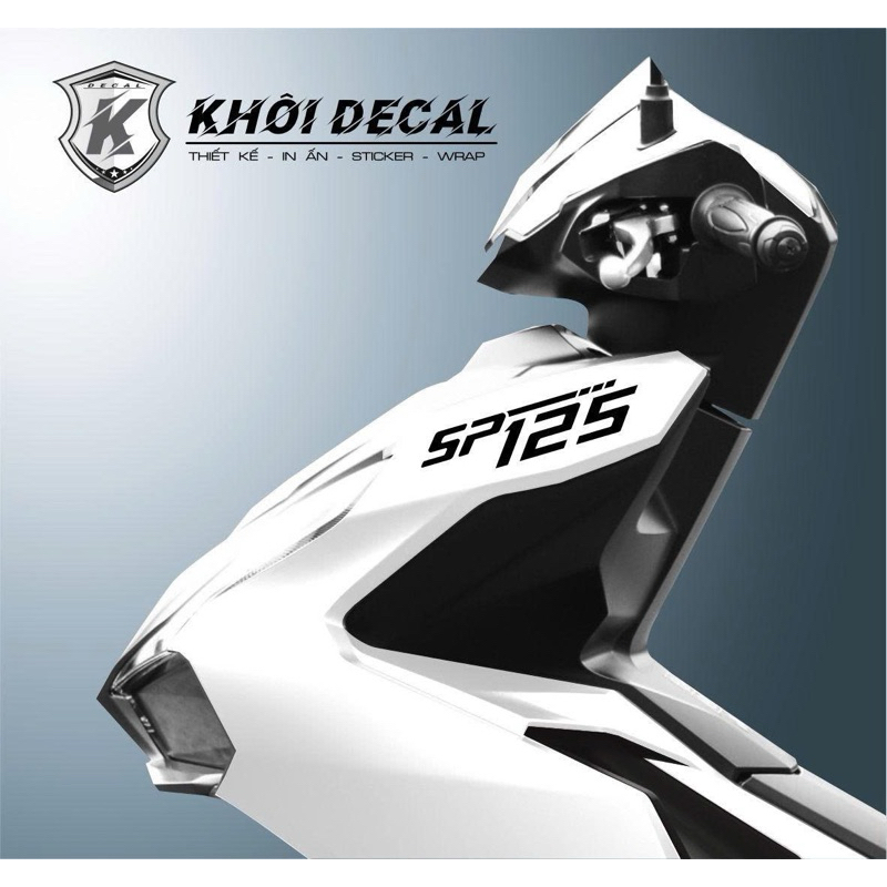 Tem SP 125 xe airblade mẫu Zin chuẩn hãng/ 1 cặp