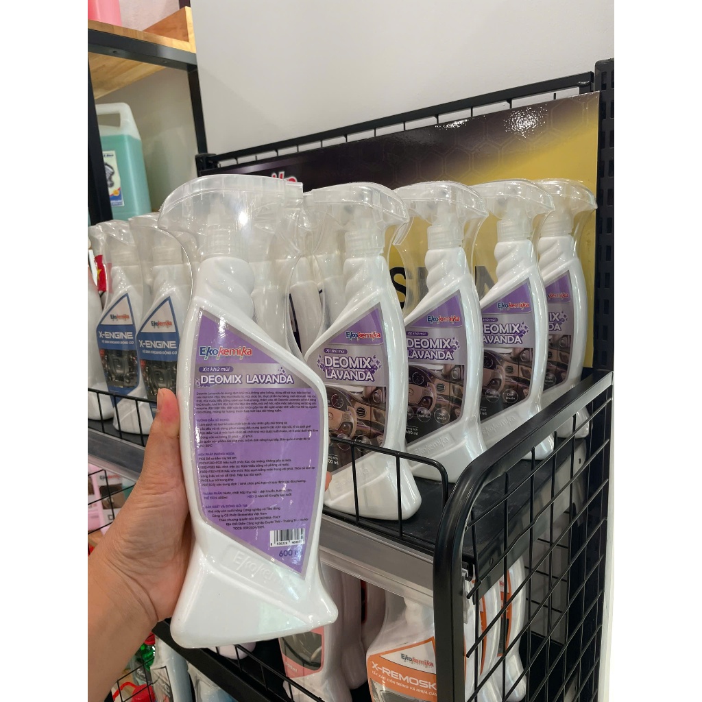 Dung dịch khử mùi nội thất Deo Mix Lavanda thương hiệu Ekokemika 600ml