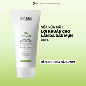 Gel Rửa Mặt Dịu Nhẹ Giảm Dầu Mụn Stop AKN Purifying Cleansing Gel (100ml, 200ml)
