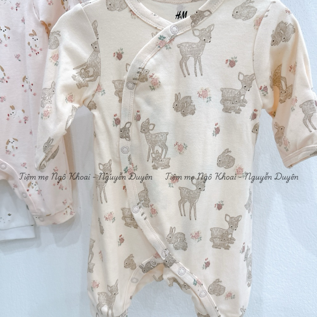 [MD09] H&M SIZE 3-12kg SLEEP SUIT HỞ BÀN XUẤT XỊN CHO BÉ YÊU