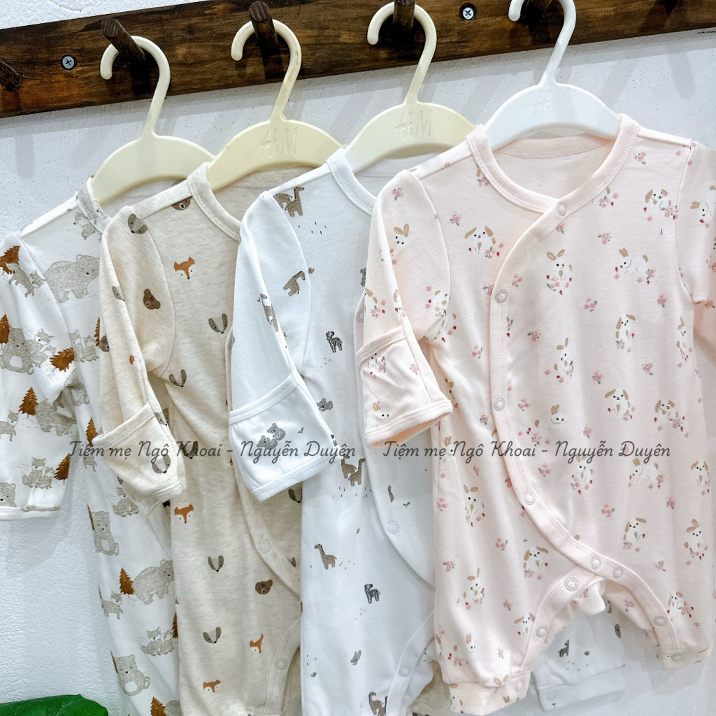 [MD09] H&M SIZE 3-12kg SLEEP SUIT HỞ BÀN XUẤT XỊN CHO BÉ YÊU