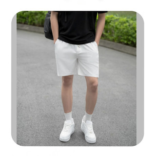 Quần Short Kaki Nam HS HOÀNG SỰ GROUP Form Trên Gối Trẻ Trung Vải Kaki Co Giãn Menswear QS01