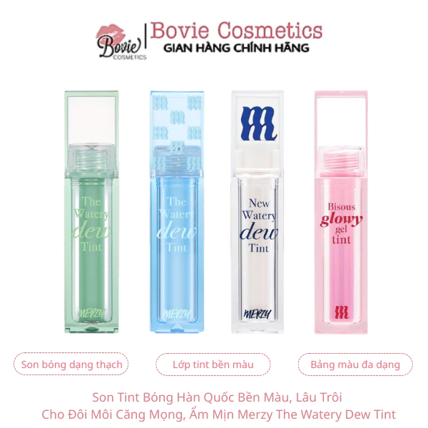 Son Tint Bóng Lì Merzy The Watery Dew Tint 4g