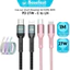 Dây Sạc Nhanh Basefast 27W Cáp Sạc Dù C to LN Cho 8-14PRM Siêu Bền Chuẩn PD Chống Gãy