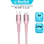 Dây Sạc Nhanh Basefast 27W Cáp Sạc Dù C to LN Cho 8-14PRM Siêu Bền Chuẩn PD Chống Gãy
