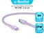 Dây Sạc Nhanh Basefast 27W Cáp Sạc Dù C to LN Cho 8-14PRM Siêu Bền Chuẩn PD Chống Gãy
