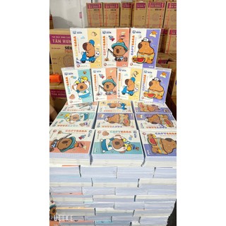 TÂN HƯNG - Tập vở 4 Ô LY / 5 Ô LY Định Lượng 100gsm Láng mịn Tự chọn Bìa Hoạt Hình Dễ Thương 🌸 mã Capybara Siêu Đáng yêu