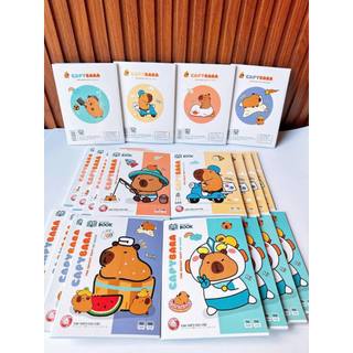 TÂN HƯNG - Tập vở 4 Ô LY / 5 Ô LY Định Lượng 100gsm Láng mịn Tự chọn Bìa Hoạt Hình Dễ Thương 🌸 mã Capybara Siêu Đáng yêu