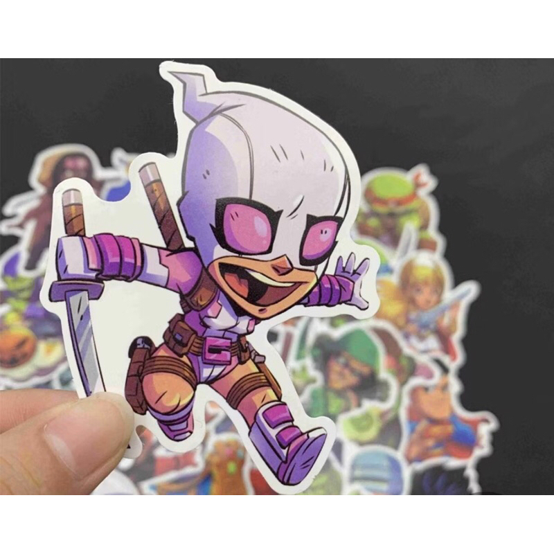 60 sticker Marvel và DC Siêu Anh Hùng Người Nhện DIY Sáng Tạo Điện Thoại / Động Cơ / Xe Hơi Dán Nhà Decal Dán