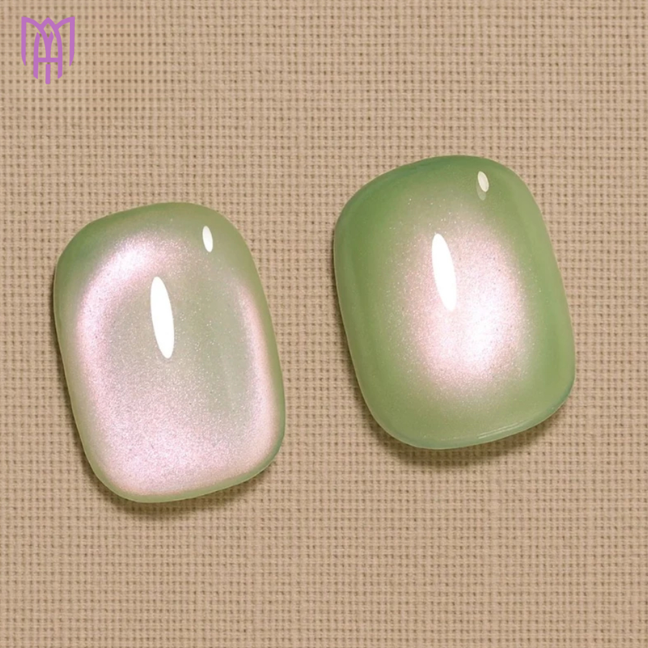 Sơn Gel Mắt Mèo Kim Cương Milan - Trang Trí Móng, Tạo Hiệu Ứng - Ánh Trắng Bạc, Ổi Hồng 15ml